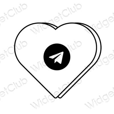 Естетични Telegram икони на приложения