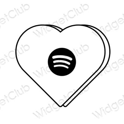 Biểu tượng ứng dụng Spotify thẩm mỹ