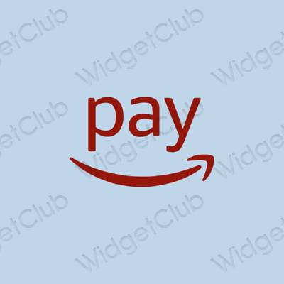 Stijlvol paars Amazon app-pictogrammen