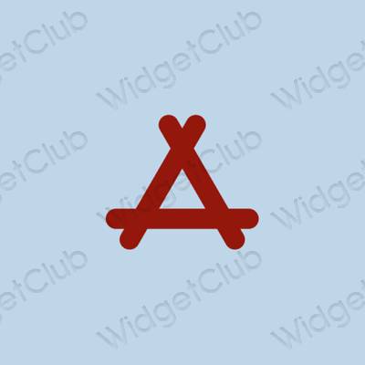 Stijlvol paars AppStore app-pictogrammen