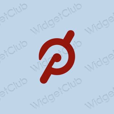 សោភ័ណ ពណ៌ស្វាយ Pinterest រូបតំណាងកម្មវិធី