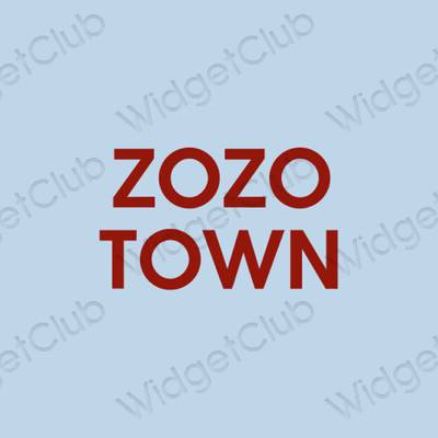 Estetické ikony aplikací ZOZOTOWN