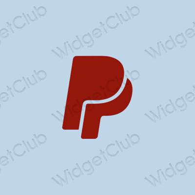 សោភ័ណ ពណ៌ស្វាយ Paypal រូបតំណាងកម្មវិធី