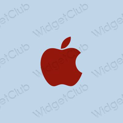 Estetico porpora Apple Store icone dell'app