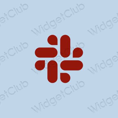 水色 Slack おしゃれアイコン画像素材