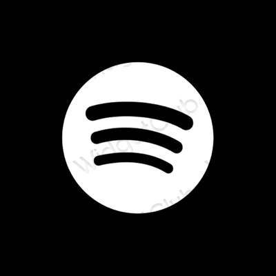 Estetske Spotify ikone aplikacija