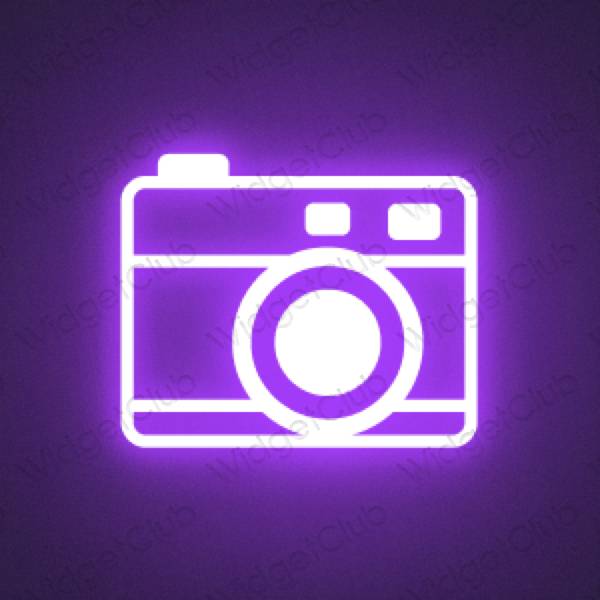 Icônes d'application Camera esthétiques