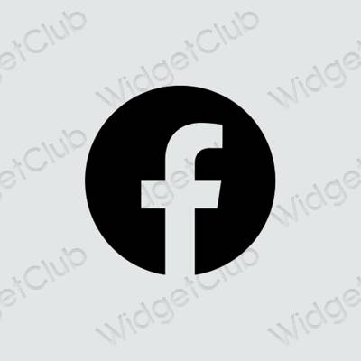 Aesthetic Facebook app icons