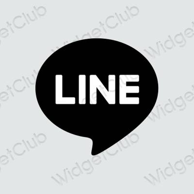 Biểu tượng ứng dụng LINE thẩm mỹ