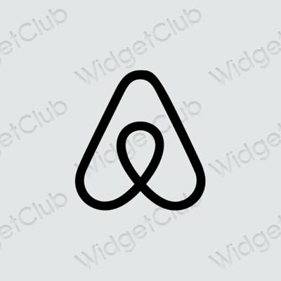 Æstetiske Airbnb app-ikoner