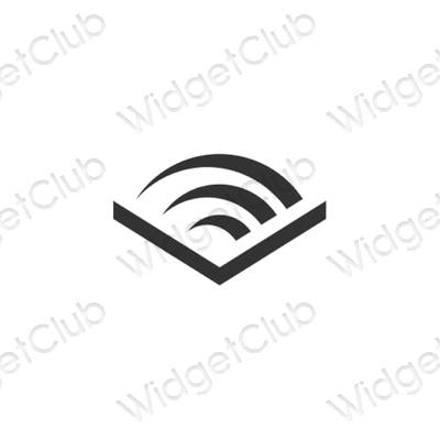 រូបតំណាងកម្មវិធី Audible សោភ័ណភាព