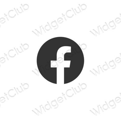 Aesthetic Facebook app icons