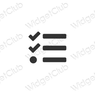 Aesthetic Reminders app icons