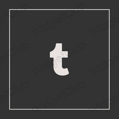 Estética Tumblr iconos de aplicaciones