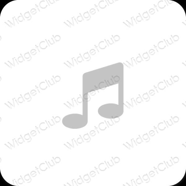 Ästhetische Apple Music App-Symbole