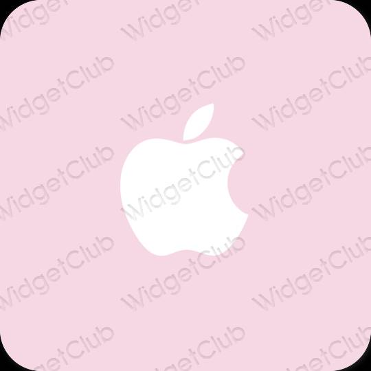 Esthetische Apple Store app-pictogrammen