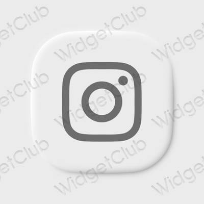 Esthetische Instagram app-pictogrammen