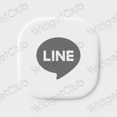 Aesthetic LINE app icons