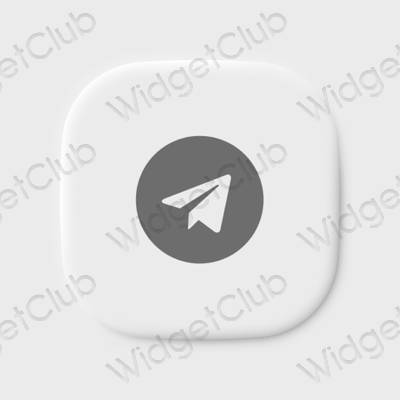 نمادهای برنامه زیباشناسی Telegram