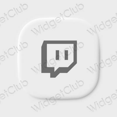 Estetinės Twitch programų piktogramos