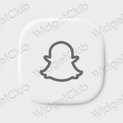 Естетични snapchat икони на приложения