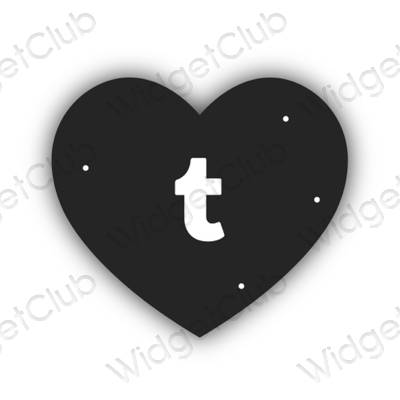 Estetske Tumblr ikone aplikacija