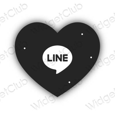 جمالية LINE أيقونات التطبيقات