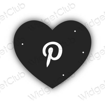 Ästhetische Pinterest App-Symbole