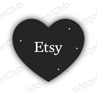 جمالية Etsy أيقونات التطبيقات