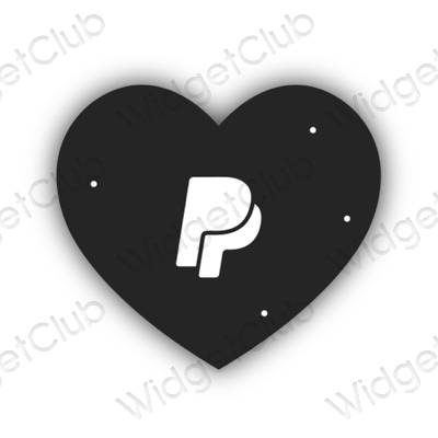 Estetinės Paypal programų piktogramos