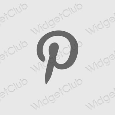 រូបតំណាងកម្មវិធី Pinterest សោភ័ណភាព