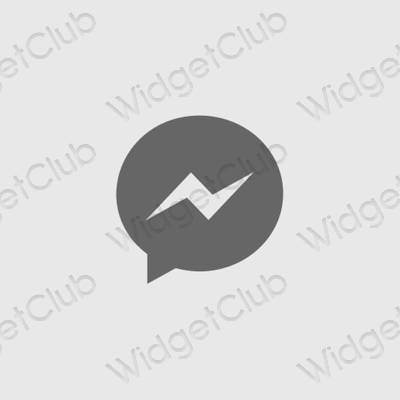 Aesthetic Messenger app icons