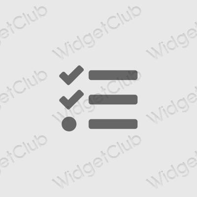 Aesthetic Reminders app icons
