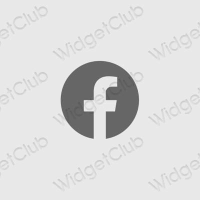 Estetické ikony aplikací Facebook
