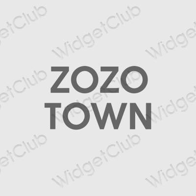 Estetické ikony aplikací ZOZOTOWN