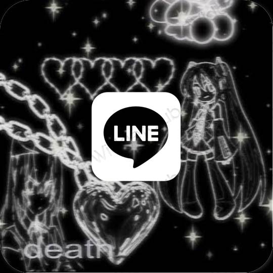 نمادهای برنامه زیباشناسی LINE