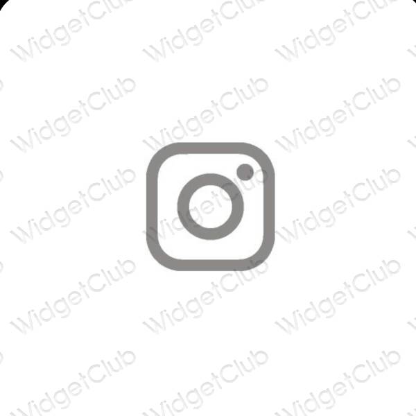 Estetické ikony aplikací Instagram