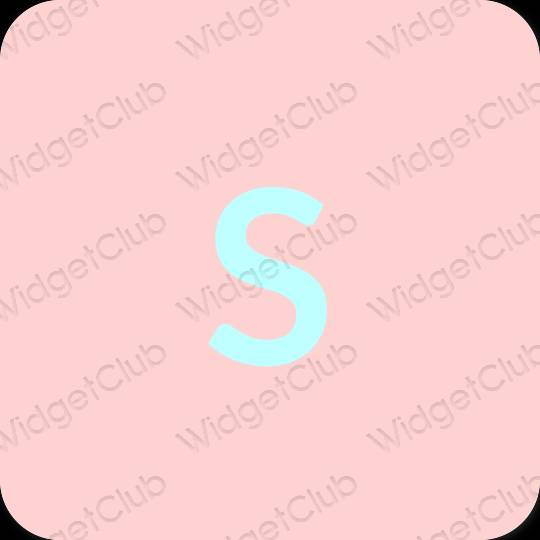Estetyka różowy SHEIN ikony aplikacji