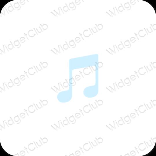 Esthetische Apple Music app-pictogrammen