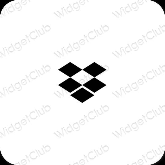 Esthetische Dropbox app-pictogrammen