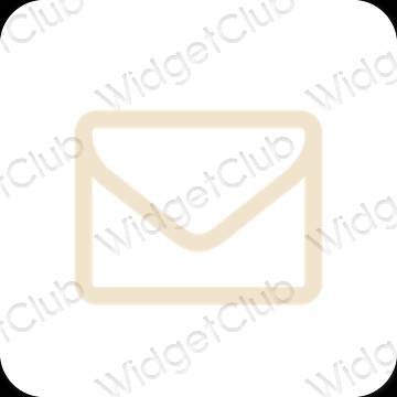 Icônes d'application Mail esthétiques