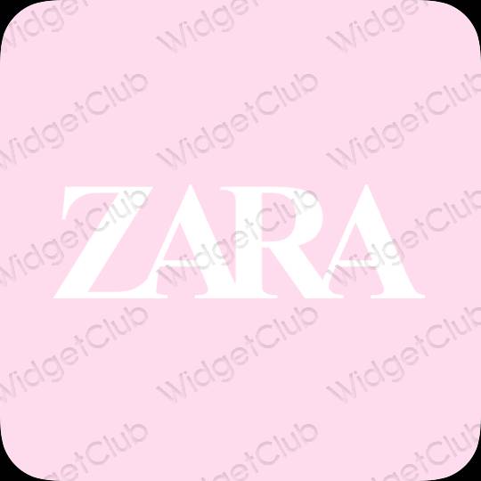 Aesthetic purple ZARA app icons