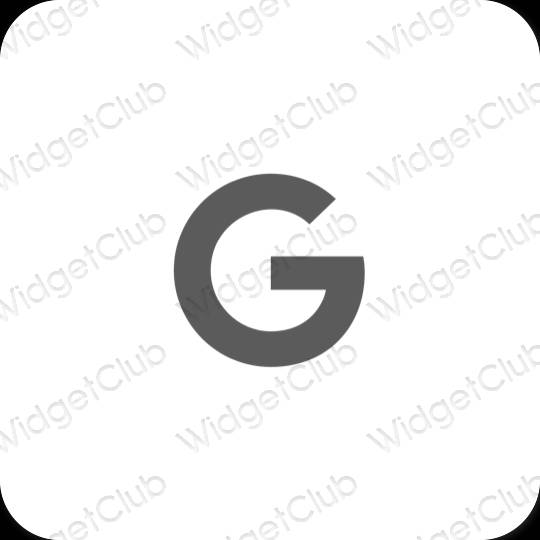 Esthetische Google app-pictogrammen