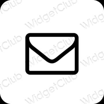 Icônes d'application Mail esthétiques