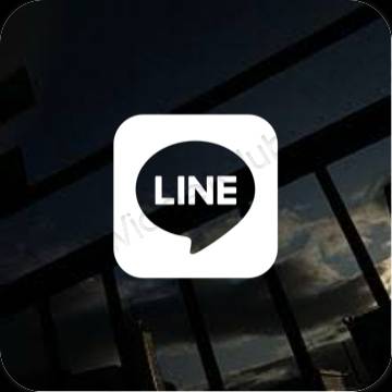 Esthetische LINE app-pictogrammen