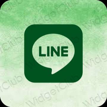 جمالية LINE أيقونات التطبيقات