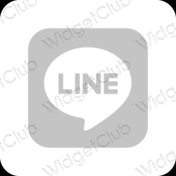 Esthetische LINE app-pictogrammen