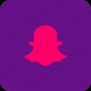 Estetske snapchat ikone aplikacij