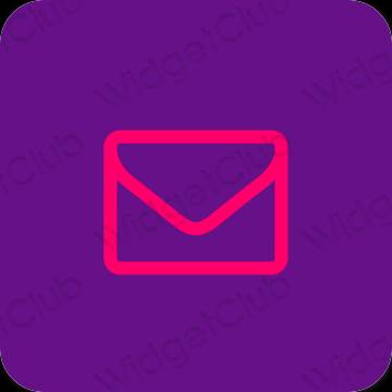 Icônes d'application Mail esthétiques