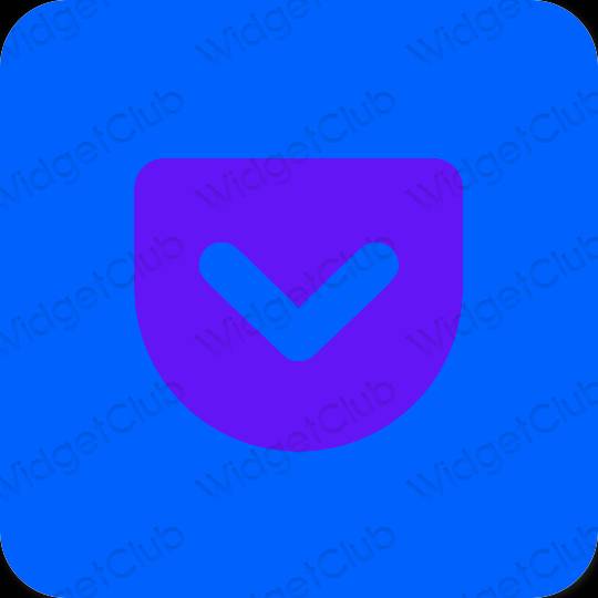 Ästhetisch Violett Pocket App-Symbole